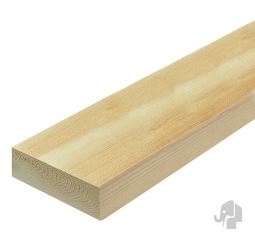 004892 | Rondom geschaafd lat | Elephant® | Vuren/Grenen | PEFC© | 4x38cm