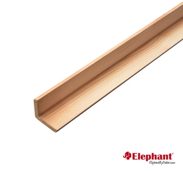 004920 | Hoeklat | Elephant® | Vuren/Grenen | 28x28cm