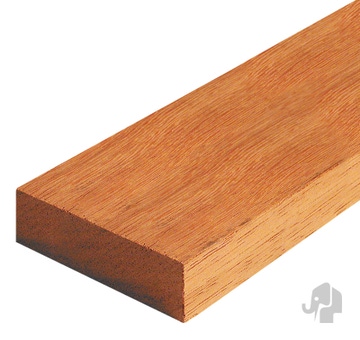 005068 | Rondom geschaafd lat | Elephant® | Hardhout | FSC© | 28x140cm