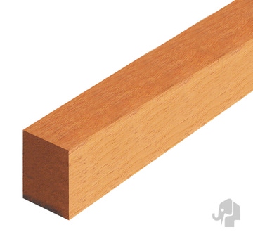 007120 | Rondom geschaafd lat | Elephant® | Hardhout | 45x68cm