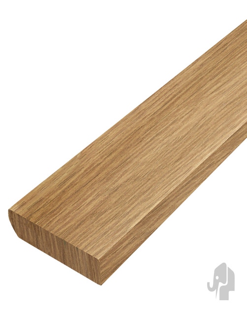Eiken vloerplint recht BE30 4x30mm