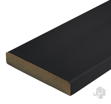 FSCÂ® MDF S koplat | recht | 60mu zwart