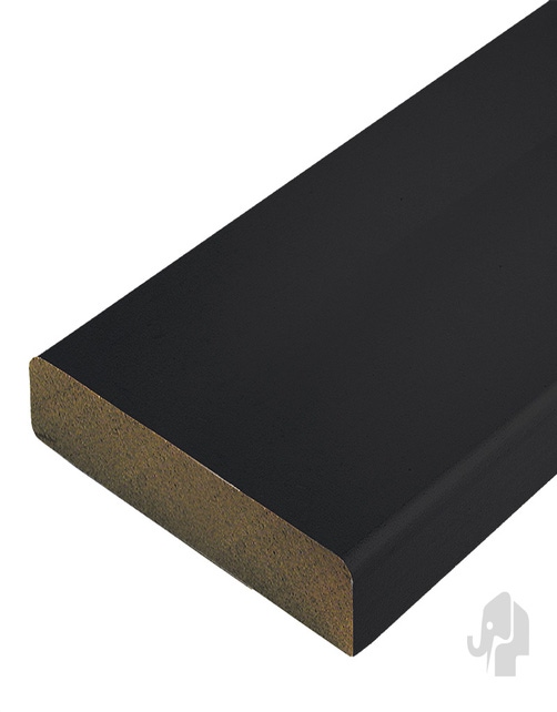 FSCÂ® MDF S koplat | recht | 60mu zwart