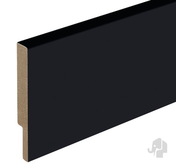 MDF plint kabelgoot | recht | Nero | 5st/set