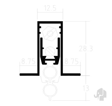 Tochtvaldorpel Luvema 103 cm