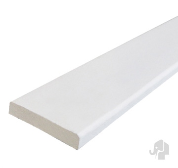 Hardhout plint recht 12x45mm gevingerlast | 008383_245
