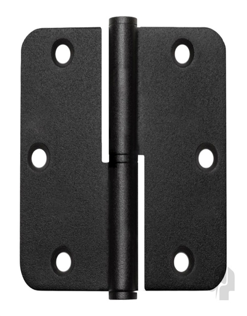 Bladpaumelle Scharnier BP-89 links | Mat Zwart | 2st/set