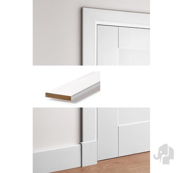 MDF deurlijst BR6 | recht | 5st/set