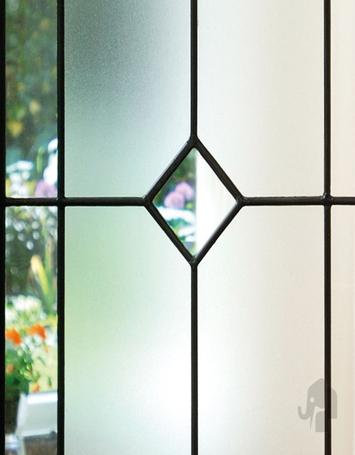 Glas in lood Bologna 29,5 x 119 cm