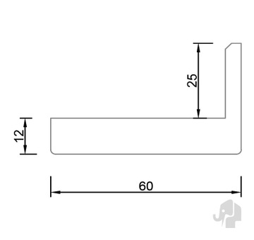Architraaf XL Set Basic | Wanddikte 10 t/m 12,3 cm | Stompe Deuren
