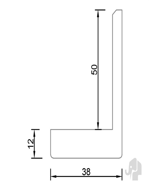 Architraaf XXL Set Nero | Wanddikte 9 t/m 11, 5 of 12 t/m 14,5 cm | Stompe Deuren