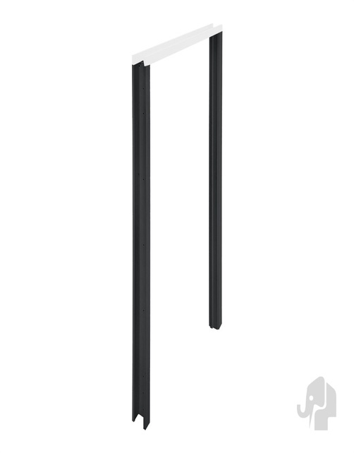 Stijlenset Renov8 Nero | Pak A | Wanddikte 70 mm | Deurhoogte 231,5 cm | Links Stomp