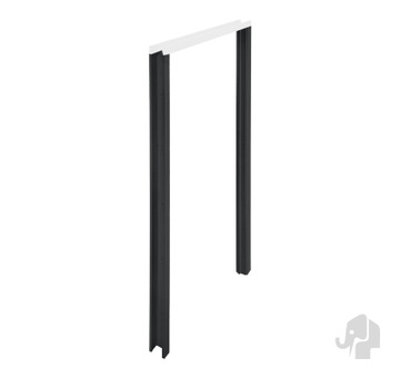 Stijlenset RenoV8 Nero voor 231,5cm rechts stomp swing wanddikte 70 mm
