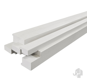  Montagekozijn Opdek Deuren | Wit | FSC Hardhout | Wanddikte 7 cm | Max Deurhoogte 231,5 cm