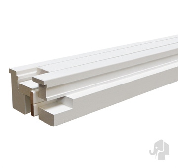  Montagekozijn Stompe Deuren | Wit | Brandwerend 60 min | FSC Sapeli |Wanddikte 9 cm | Max Deurhoogte 231,5 cm