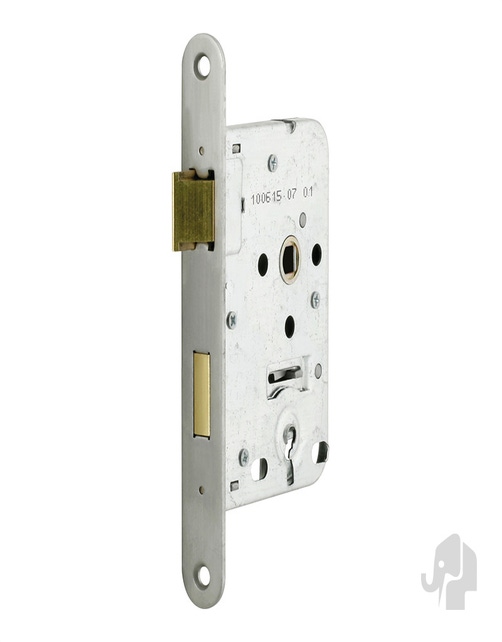 Dag & nacht slot (model 1266) voorplaat RVS