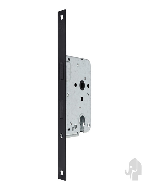 Cabana magneet cilinder slot | zwarte voorplaat