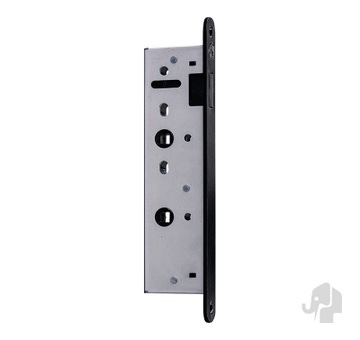 Magneet smal vrij- en bezet slot (model 1099B.1) | voor Nero Legno opdek, Pronto Legno (zwart)