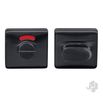 Best Buy toiletset vierkant mat Zwart