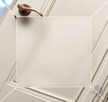 Satijn facet glas 27 x 48 cm |  | 019837