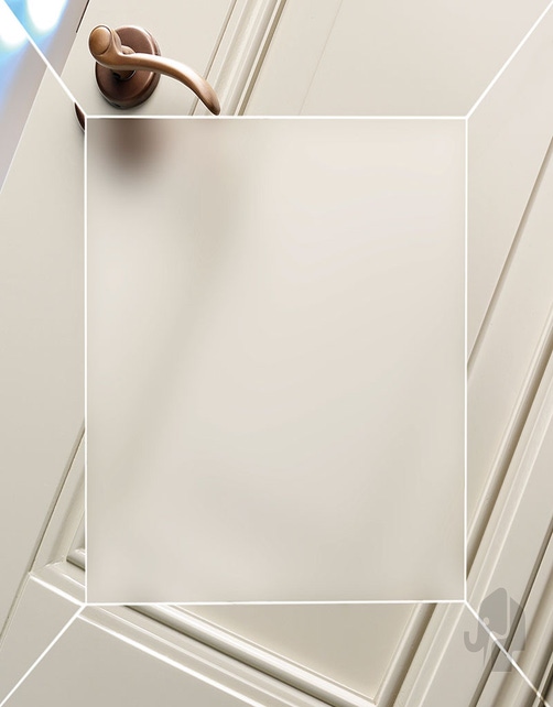 Satijn facet glas 33 x 48 cm |  | 020099