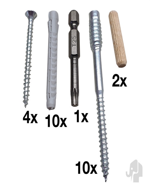 Montageset Basic kozijnen voor stompe deuren